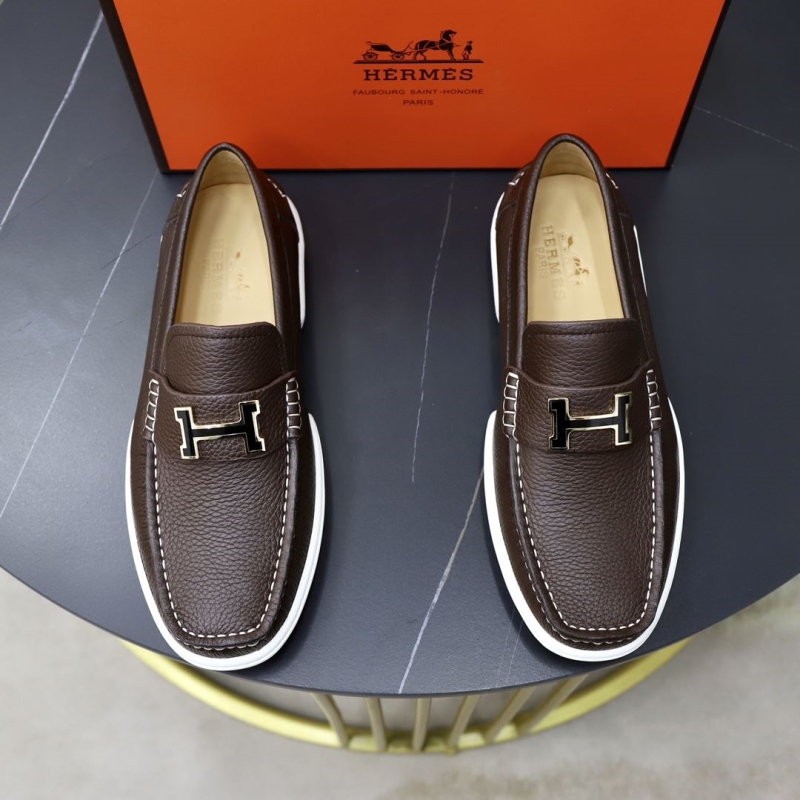 H**mes leather shoes